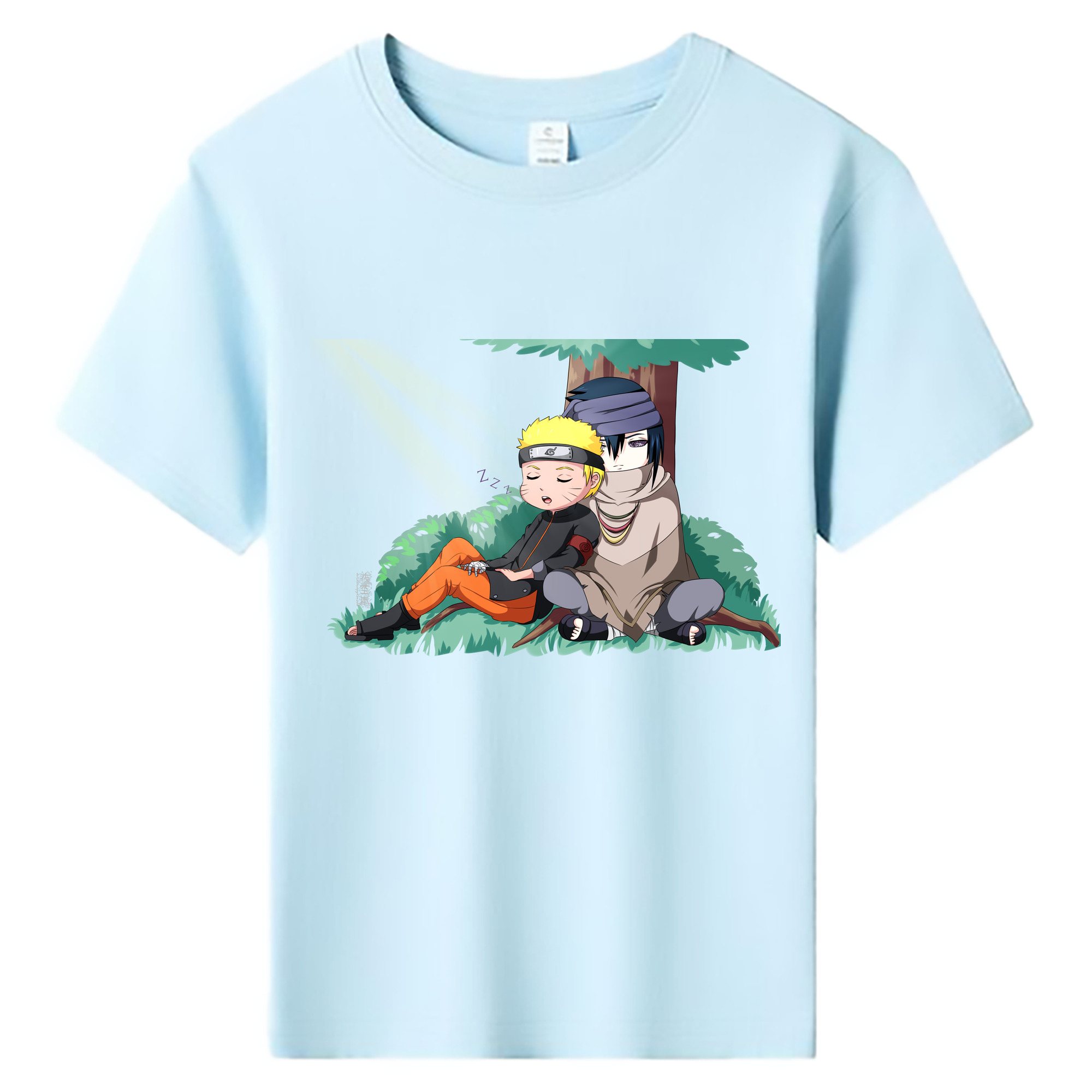 （画像用） NARUTO -ナルト- うずまき ナルト Uzumaki Naruto 綿100％キッズTシャツ（フロントプリント）